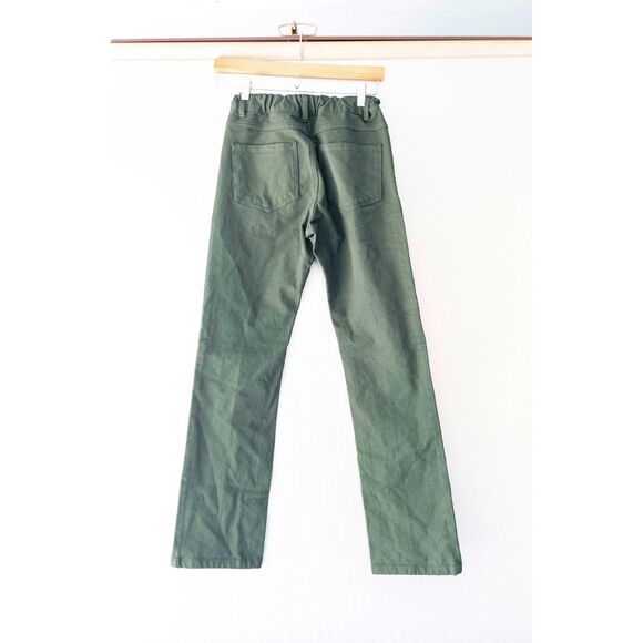 Joseph Gabardine Stretch High Rise Button Fly Straight Leg Trouser Pants Size 6 - Picture 2 of 13